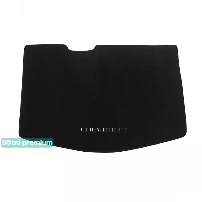 Двошарові килимки Sotra Premium 10mm Black для Chevrolet Bolt EV (mkI)(нижній)(багажник) 2016-> (ST 08891-CH-Black)
