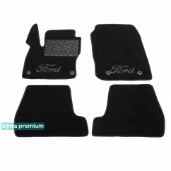 Двошарові килимки Sotra Premium 10mm Black для Ford Focus (mkIII) 2015-2018 (ST 90060-CH-Black)