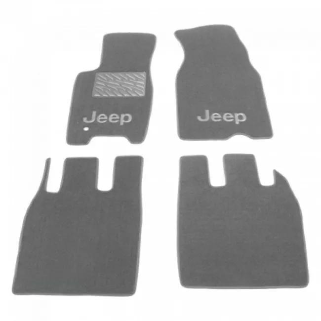 Двошарові килимки Sotra Premium 10mm Grey для Jeep Grand Cherokee (WJ)(mkII) 1999-2004 Двошарові килимки Sotra Premium 10mm Grey для Jeep Grand Cherokee (WJ)(mkII) 1999-2004