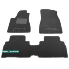 Двухслойные коврики Sotra Premium 10mm Grey для Lexus RX EU (XU30)(mkII) 2003-2008