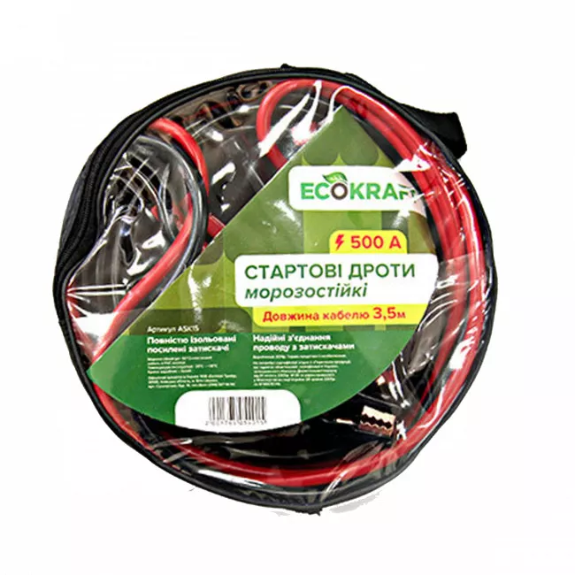 Старт-кабель ECOKRAFT ST304A 500А (054015- 220854) Старт-кабель ECOKRAFT ST304A 500А (054015- 220854)