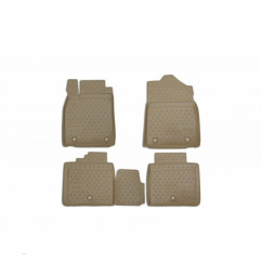 Коврики Novline в салон HONDA CR-V, 2012-2015, 2015->, 4 шт. (полиуретан, бежевые) (CARHND00013b)