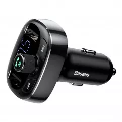 FM-трансмітер Baseus T typed S-09 Bluetooth MP3 Tarnish
