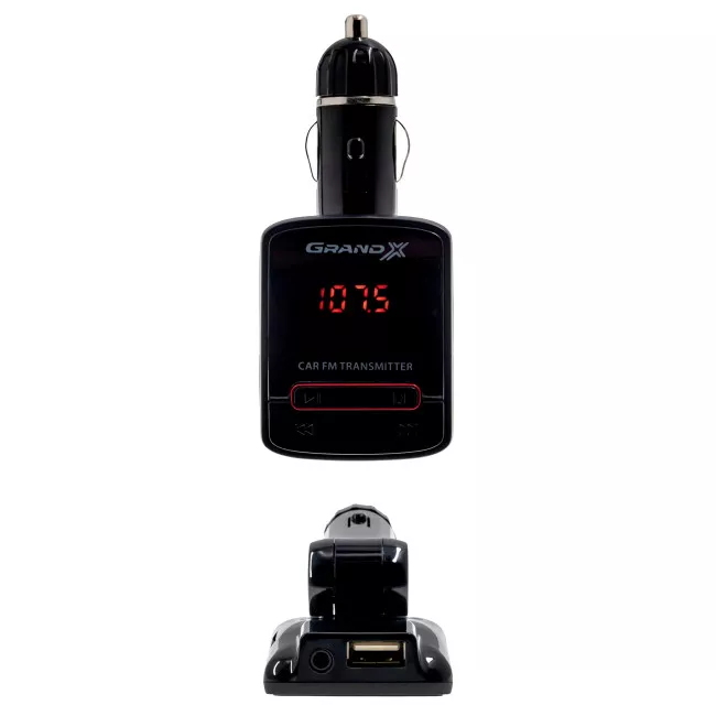 FM-трансмиттер Grand-X 79GRX, AUX, USB 0.5A, SD card, 3.5 мм mini-jack (79GRX)