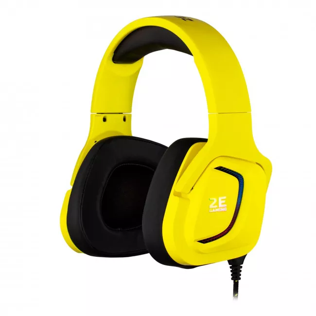 Гарнитура 2E Gaming HG340 RGB Yellow (2E-HG340YW)