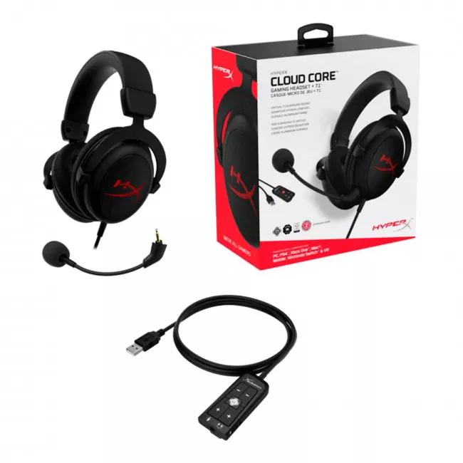 Гарнитура HyperX Cloud Core Black (4P4F2AA)