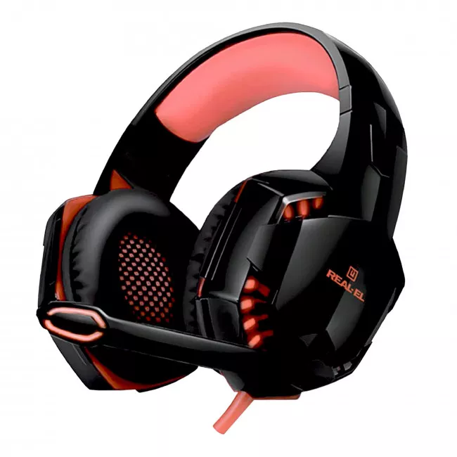 Гарнітура REAL-EL GDX-8000 Black/Red (EL124100017)