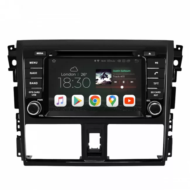 Gazer CM5007-P150 Мультимедийная автомобильная система для Toyota Yaris (P150) 2013-2016