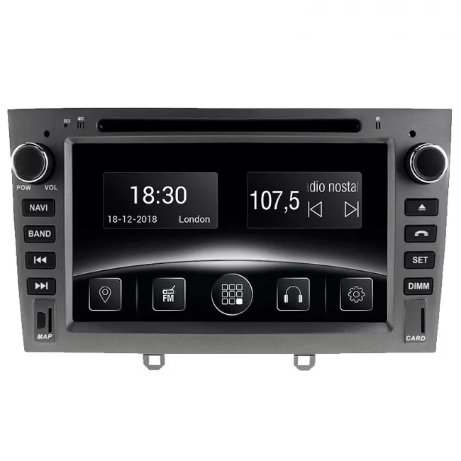 Gazer CM6007-408W автомобільна Мультимедійна система для Peugeot 408 2010-2013