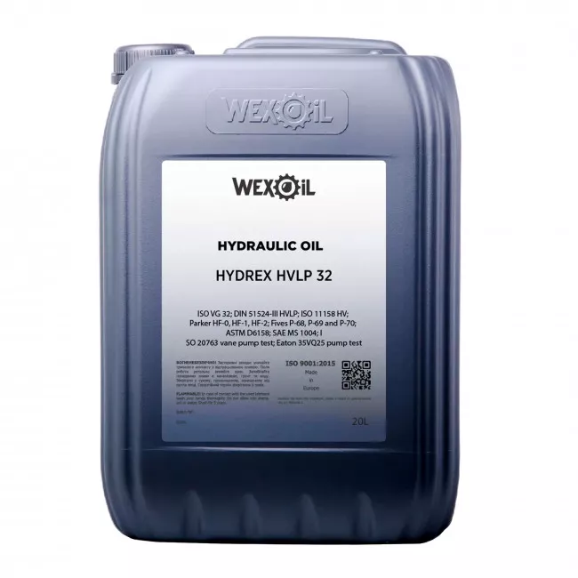 Гидравлическое масло Wexoil Hydrех HVLP 32 20л