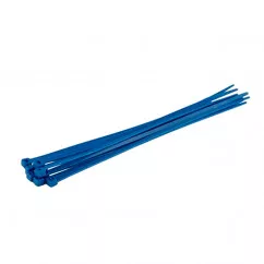 Хомут пластиковий MASTER TOOL 3,6* 200 мм синій, 100 шт (20-1741)