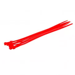 Хомут пластиковый MASTER TOOL 4,8* 300 мм красный, 100 шт (20-1712)