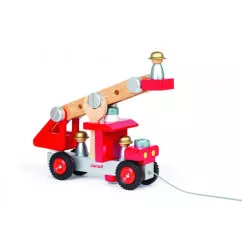 Игровой набор Janod Пожарная машина с инструментами (J06498)