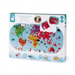 Игрушка для купания Janod Пазл Карта мира (J04719)