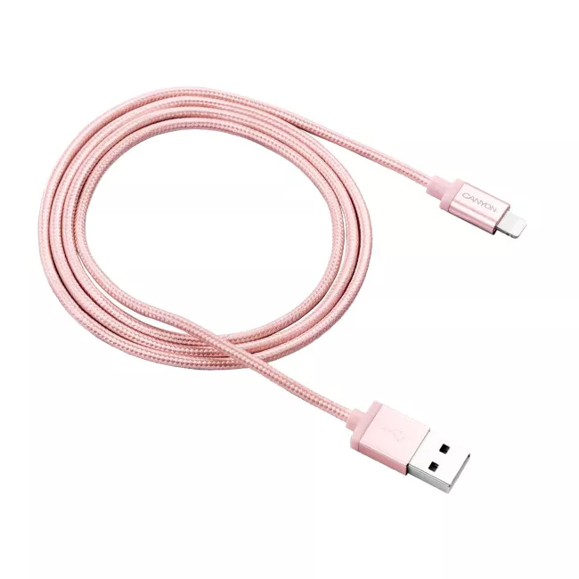 Кабель Canyon USB - Lightning 1м, Rose Gold (CNS-MFIC3RG) Кабель Canyon USB - Lightning 1м, Rose Gold (CNS-MFIC3RG)