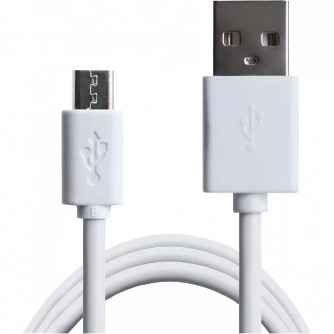 Кабель Grand-X USB-micro USB,100% медь, 2.5m, White, BOX (PM025W)