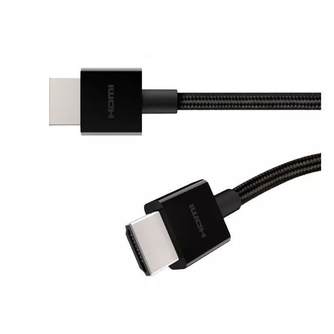 Кабель мультимедійний Belkin HDMI to HDMI 1.0m V2.1 (AV10176BT1M-BLK) Кабель мультимедійний Belkin HDMI to HDMI 1.0m V2.1 (AV10176BT1M-BLK)