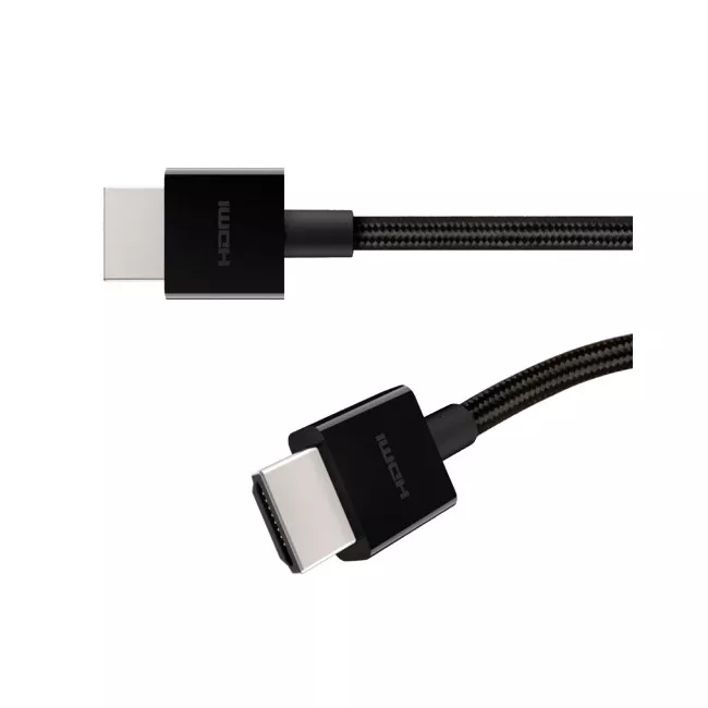 Кабель мультимедійний Belkin HDMI to HDMI 2.0m v.2.1 Ultra High Speed (AV10176BT2M-BLK) Кабель мультимедійний Belkin HDMI to HDMI 2.0m v.2.1 Ultra High Speed (AV10176BT2M-BLK)