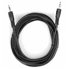 Кабель мультимедійний Jack 3.5mm 5m MM 3С Vinga (VCPDCJ35MM5BK)