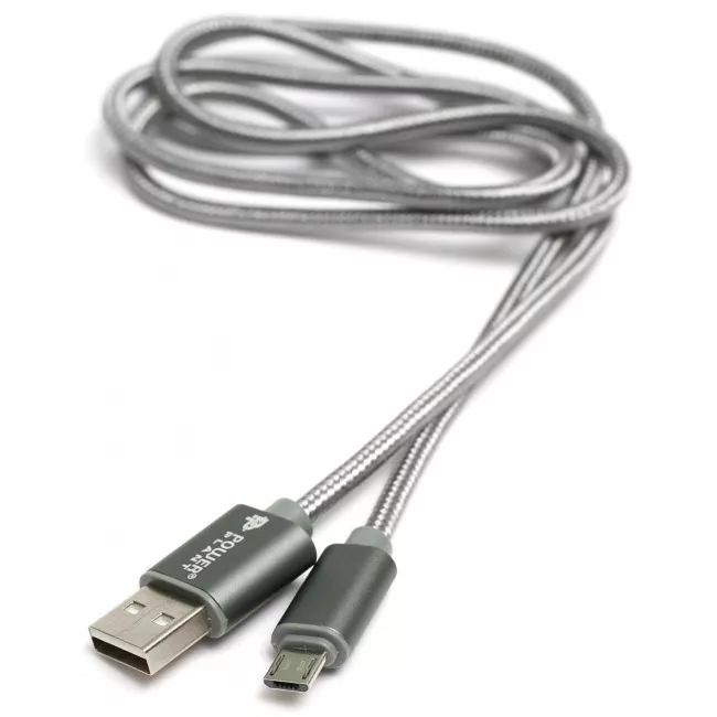 Кабель POWER PLANT Quick Charge USB 2.0 AM - Micro 1м KD00AS1287 Кабель POWER PLANT Quick Charge USB 2.0 AM - Micro 1м KD00AS1287