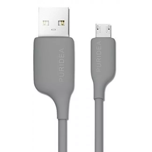 Кабель PURIDEA L02 - Lightning - 1.2m Grey (L02-White)