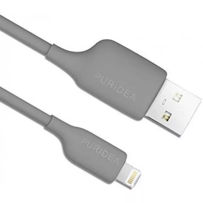 Кабель PURIDEA L02 - Lightning - 1.2m Grey (LO2-Grey)