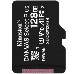 Карта памяти Kingston MicroSDXC 128GB UHS-I Class 10 Canvas Select Plus R100MB/s (SDCS2/128GBSP)