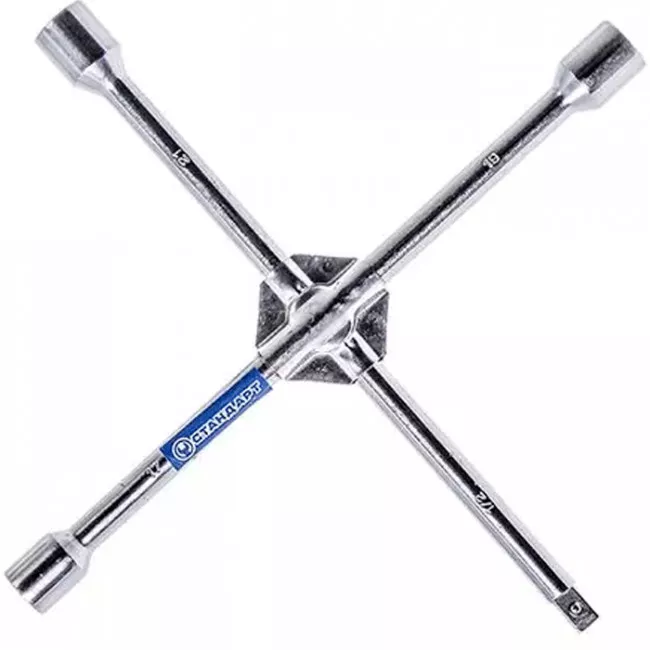 Ключ СТАНДАРТ баллонный крестовой усиленный 17x19x21x1/2" (KBK2)