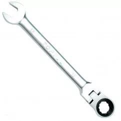 Ключ TOPTUL комбинированный с трещоткой и шарниром 11мм (AOAH1111)