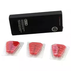 Комплект картриджів для ароматизаторів VAG Audi Singleframe Fragrance Dispenser червоний, 3 шт. (81A087009A)