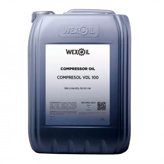 Компресорна олива Wexoil Compresol VDL 100 20л