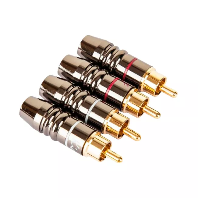 Конектори Kicx RCA-4M (1уп.-4шт.) (3856) Конектори Kicx RCA-4M (1уп.-4шт.) (3856)