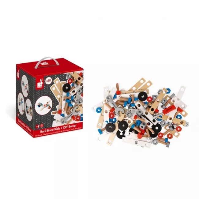 Конструктор деревянный Janod DIY 50 эл. (J06480)