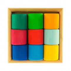 Конструктор деревянный Nic Разноцветный ролик (NIC523347)