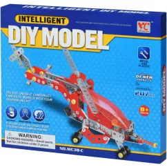 Конструктор металевий Same Toy Inteligent DIY Model Літак 207 ел. (WC38CUt)
