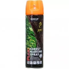 Краска BIODUR для маркировки леса оранжевая аэрозоль 500мл (000012612)