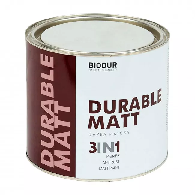 Краска матовая BIODUR 210 белая 2,1л (000011713)