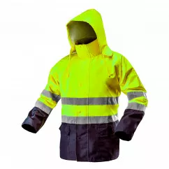 Куртка робоча NEO підвищеної видимості, Oxford 300D, жовта, розмір XXXL (81-720-XXXL)