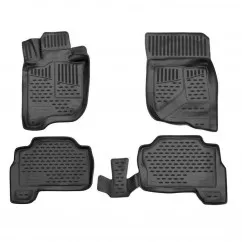 L48059 Коврики 3D в салон MITSUBISHI Pajero Sport, 2016->, 4 шт. (полиуретан)