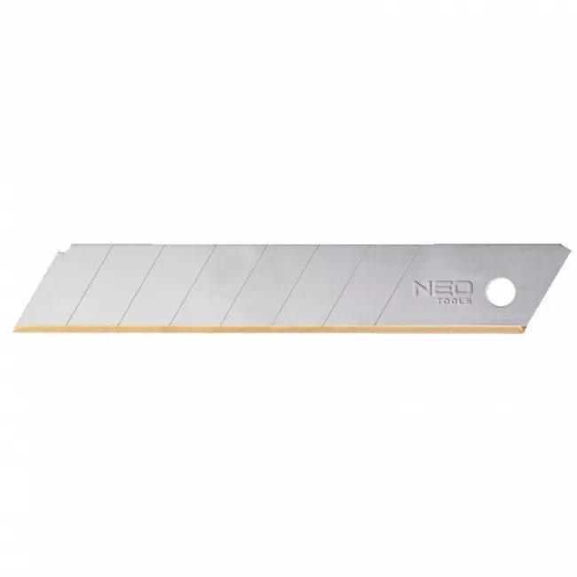 Лезвия NEO 64-020 сменные отламывающиеся, 18 мм, набор 10 шт.(64-020) Лезвия NEO 64-020 сменные отламывающиеся, 18 мм, набор 10 шт.(64-020)