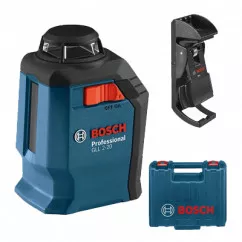 Линейный лазерный нивелир Bosch Professional GLL 2-20 + BM3 + кейс (0601063J00)