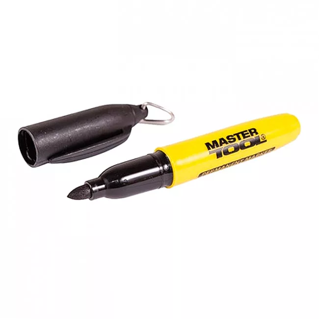 Маркер перманентний чорний MASTER TOOL, упак. 80шт. (14-1820)