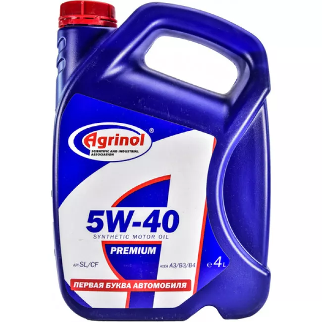 Моторна олива Agrinol Premium 5W-40 1л Моторна олива Agrinol Premium 5W-40 1л