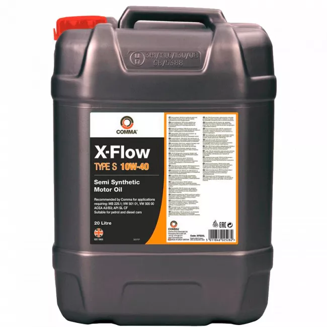 Моторна олива COMMA 10W-40 X-FLow S 20л (XFLOWS10W40SEMI20L) Моторна олива COMMA 10W-40 X-FLow S 20л (XFLOWS10W40SEMI20L)