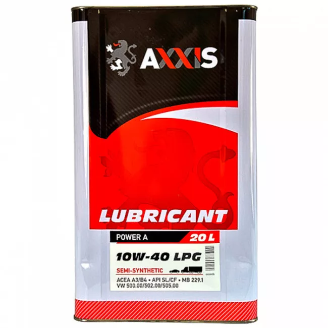 Моторна олива AXXIS 10W-40 LPG Power A 20л Моторна олива AXXIS 10W-40 LPG Power A 20л