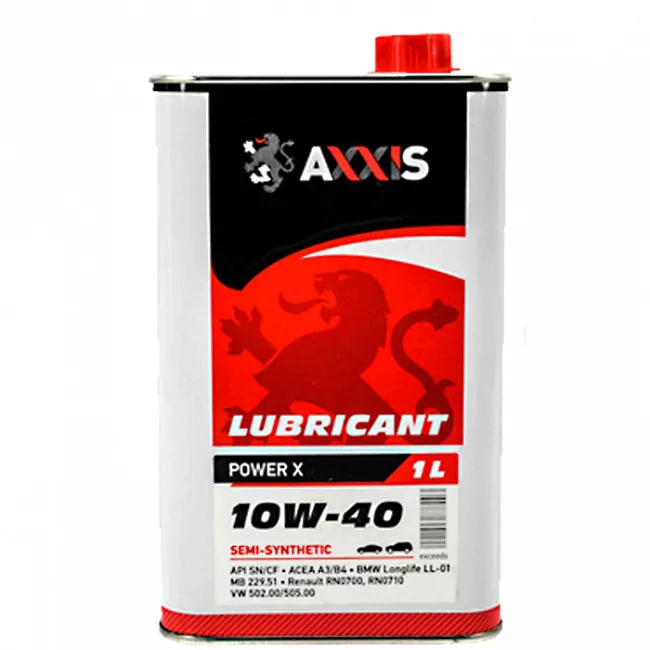 Моторна олива AXXIS 10W-40 Power Х 1л Моторна олива AXXIS 10W-40 Power Х 1л