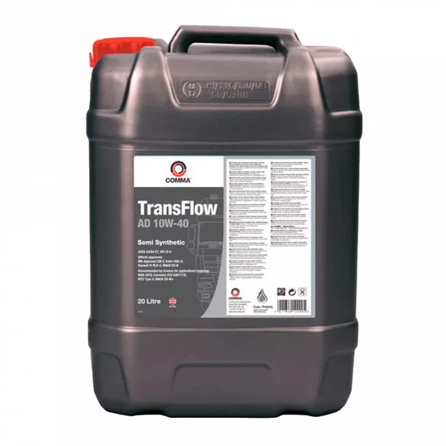 Моторна олива COMMA TRANSFLOW AD 10W-40 20л (C71425)