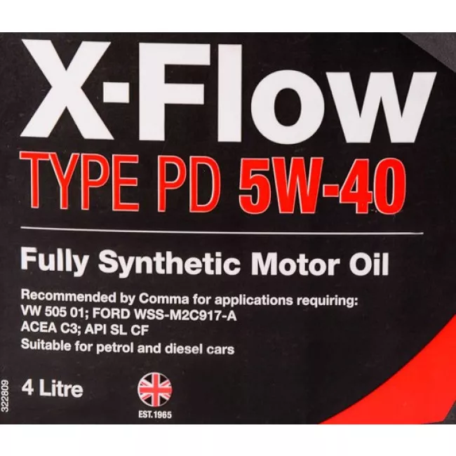 Моторна олива COMMA X-FLOW PD 5W-40 SYNT. 5л (B2EB6E)