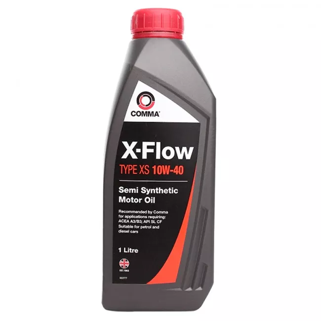Масло моторное COMMA X-FLOW XS 10W-40 SEMI 1л (C653B8)