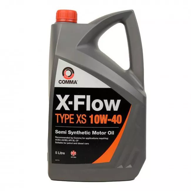 Масло моторное COMMA X-FLOW XS 10W-40 SEMI 5л (C6596B)